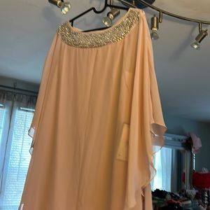 Pink blush dress ,size 16, brand new w/ tags. Pull on sleeveless shift &attached